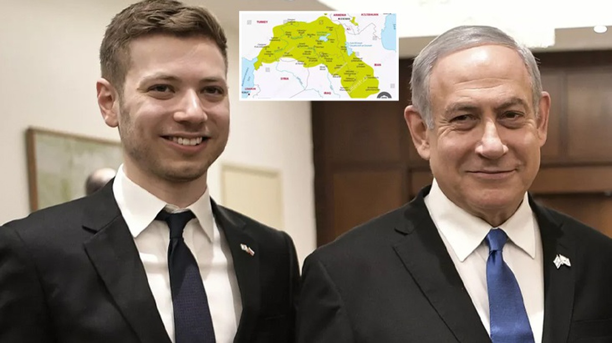 Netanyahu\'nun oğlundan skandal harita! Türkiye\'yi soykırım yapmakla suçladılar