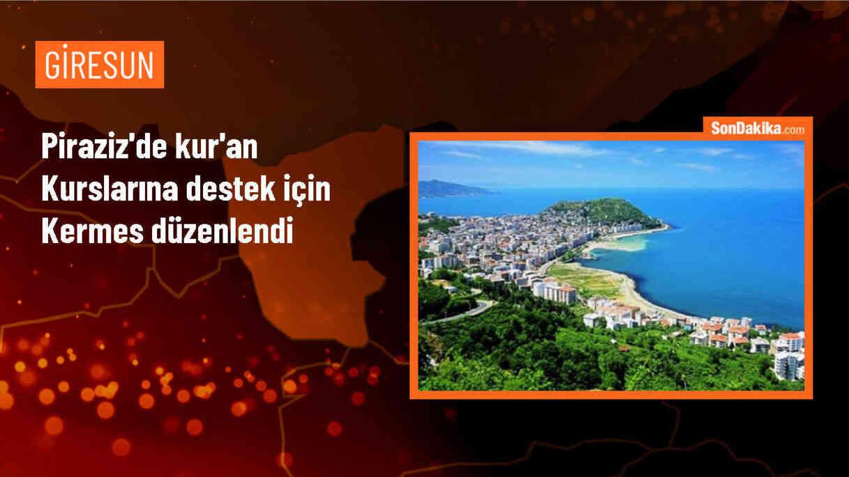 Piraziz ilçesinde Kur\'an kurslarına destek için kermes düzenlendi