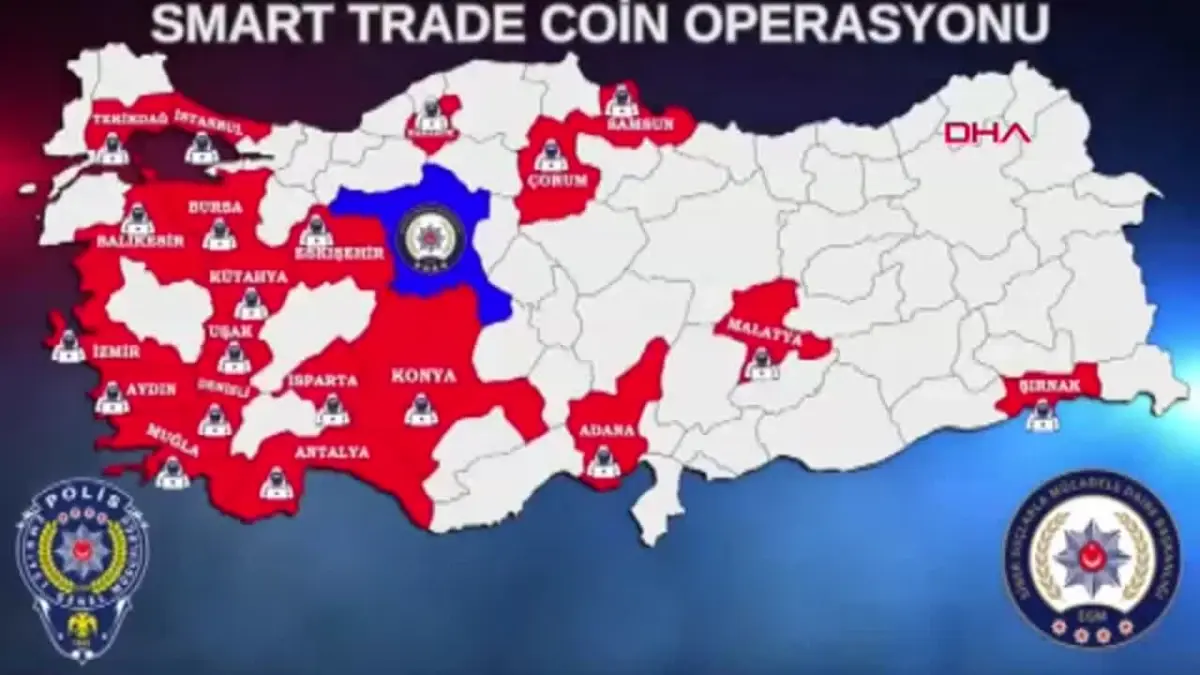 Ankara merkezli kripto dolandırıcılığı operasyonunda 127 şüpheli yakalandı