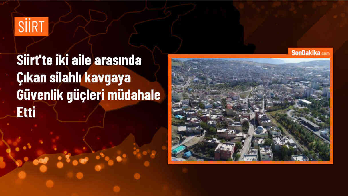 Siirt\'te Silahlı Kavga: 2 Yaralı