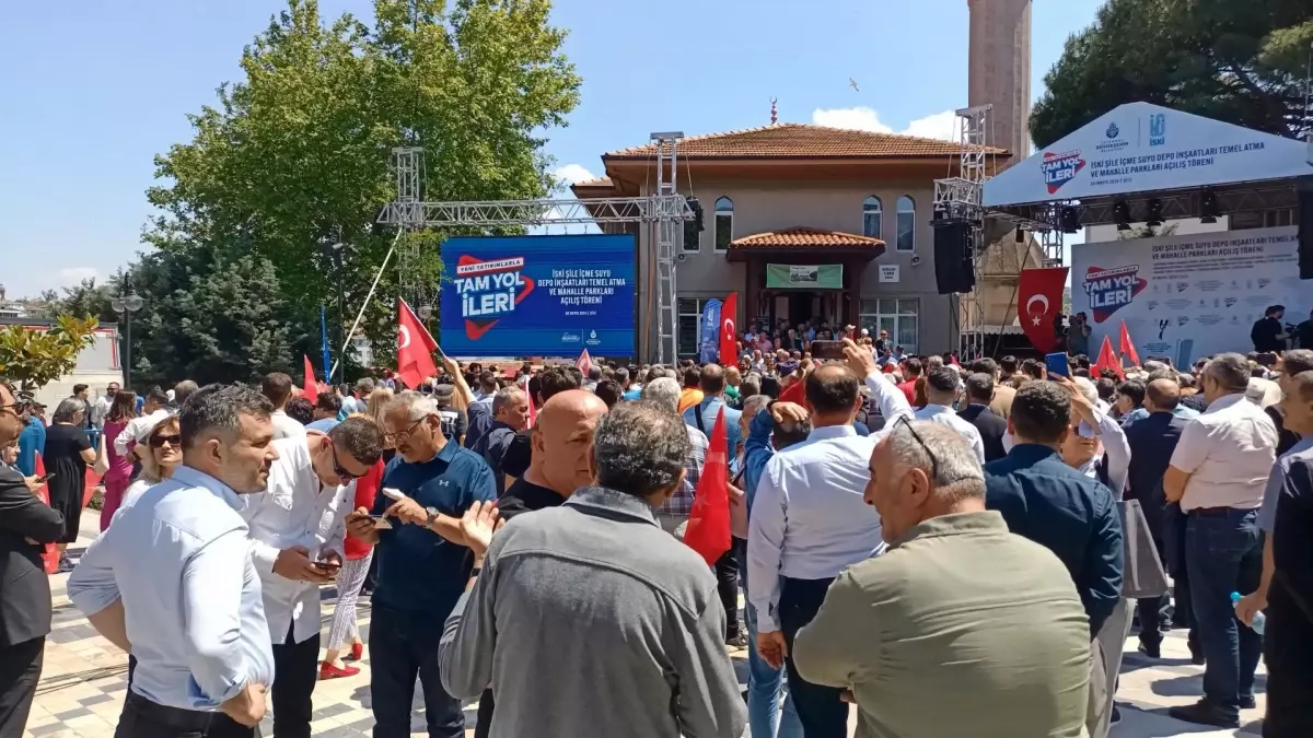 Şile\'de İçme Suyu Depo İnşaatlarının temeli atıldı; 14 köyde park açılışı yapıldı