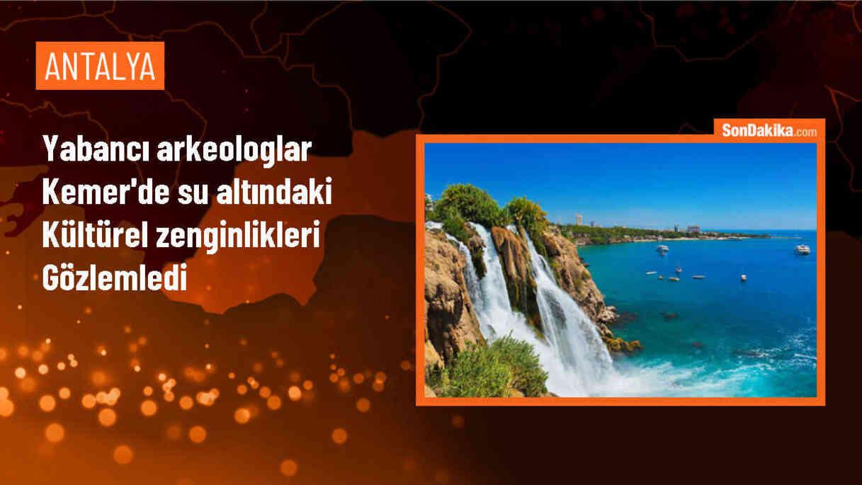 23. Uluslararası Kemer Sualtı Günleri\'nde Arkeologlar Kültürel Zenginlikleri Gözlemledi