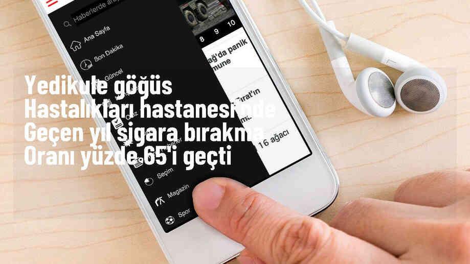 Yedikule Göğüs Hastalıkları Hastanesi\'nde geçen yıl sigara bırakma oranı yüzde 65\'i geçti