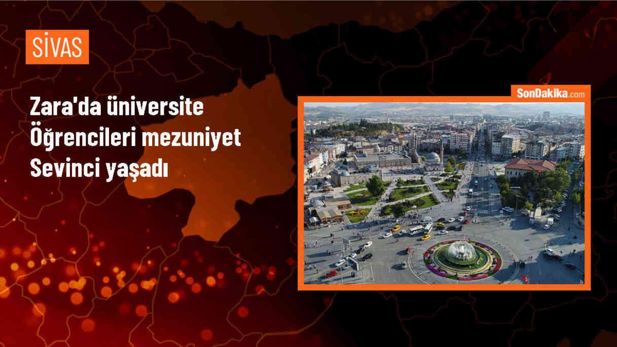 Sivas\'ın Zara ilçesinde mezuniyet töreni düzenlendi