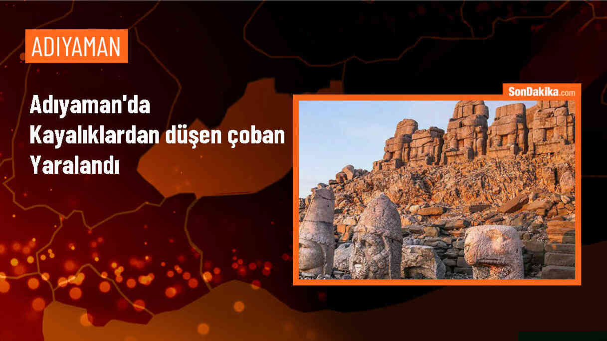 Adıyaman\'ın Besni ilçesinde çoban kayalıklardan düşerek yaralandı