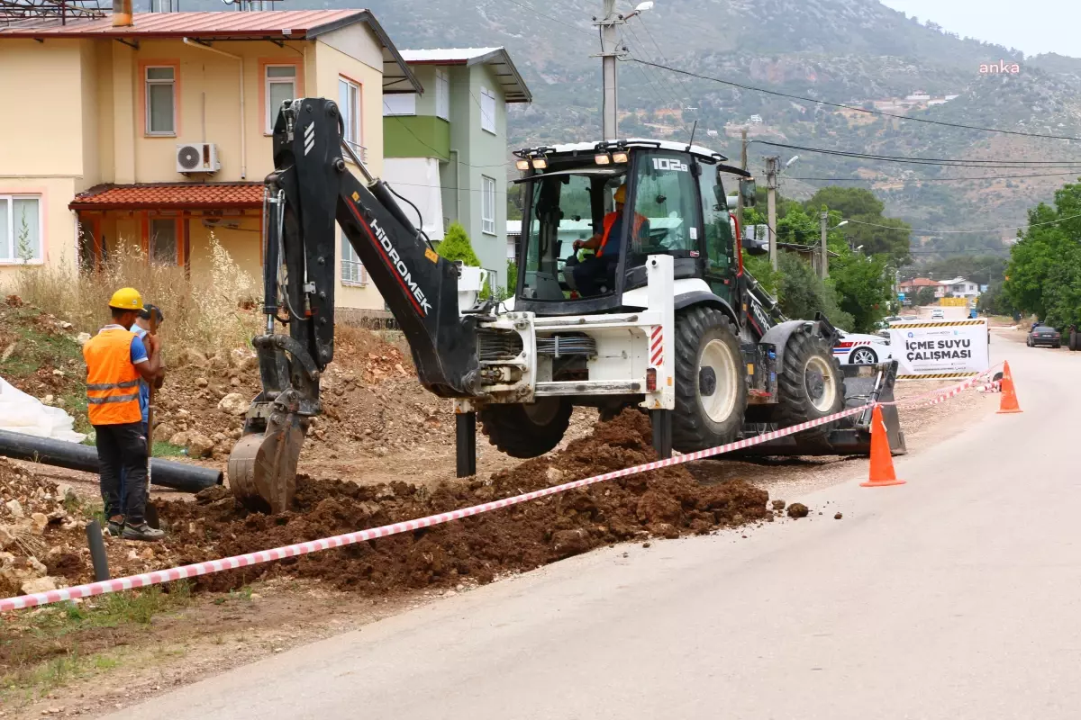 Antalya Adrasan\'da İçme Suyu Hattı Yenileme Çalışmaları Tamamlandı