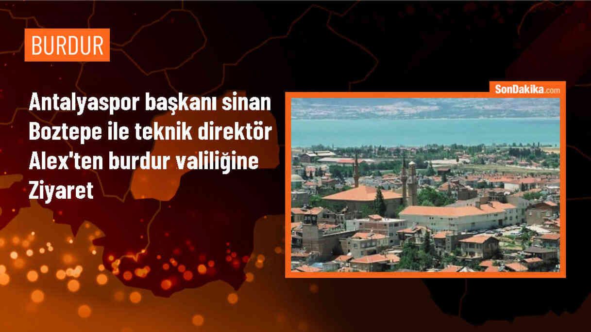 Bitexen Antalyaspor Başkanı ve Alex de Souza, Burdur Valisi\'ni ziyaret etti