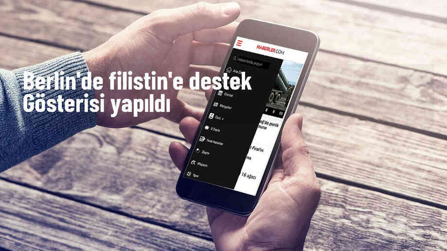 Berlin\'de Filistin\'e Destek Gösterisi Düzenlendi