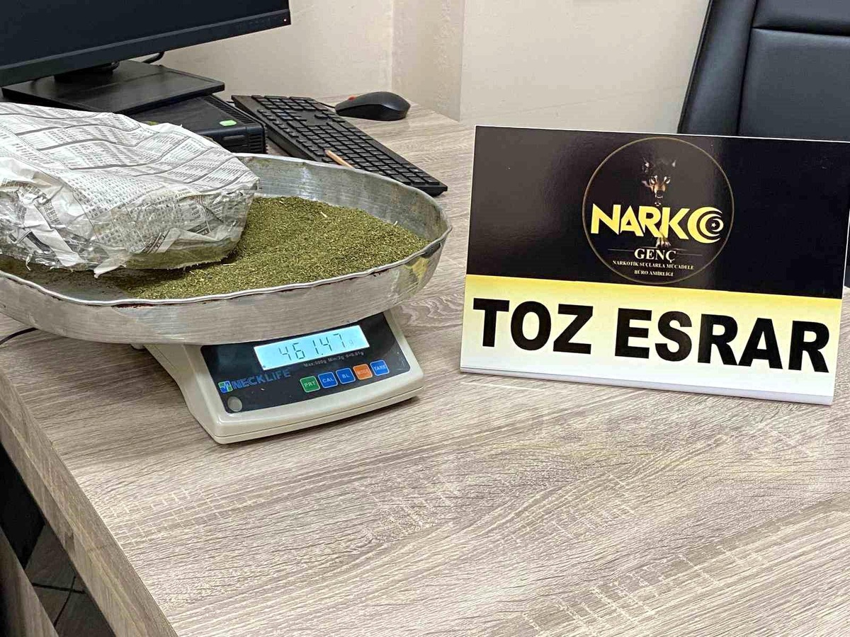 Bingöl\'de yapılan uyuşturucu operasyonunda 1 kilo 675 gram esrar ele geçirildi