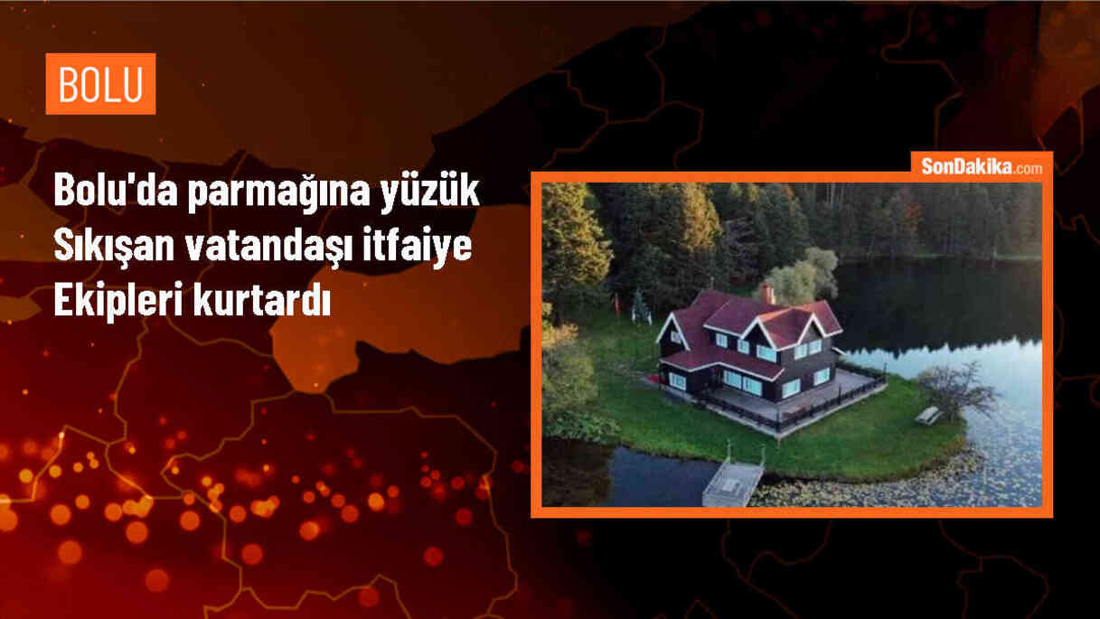 Bolu\'da İtfaiye Ekipleri Parmağa Sıkışan Yüzüğü Keserek Çıkardı