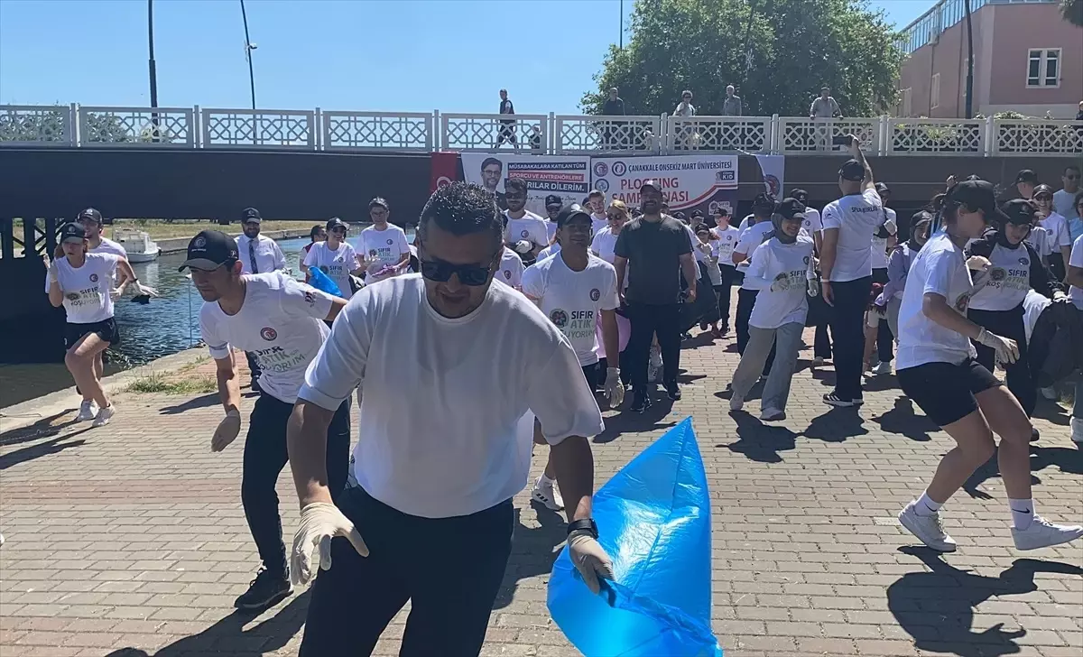 Çanakkale'de Plogging Etkinliği: Sıfır Atık İçin Koşuyoruz