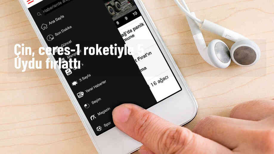 Çin, CERES-1 Roketiyle 5 Uyduyu Uzaya Yolladı