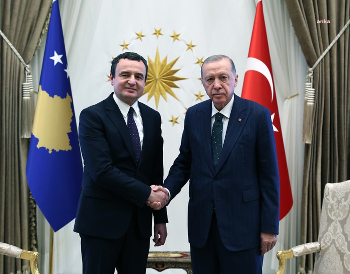 Cumhurbaşkanı Erdoğan, Kosova Başbakanı Kurti\'yi Kabul Etti