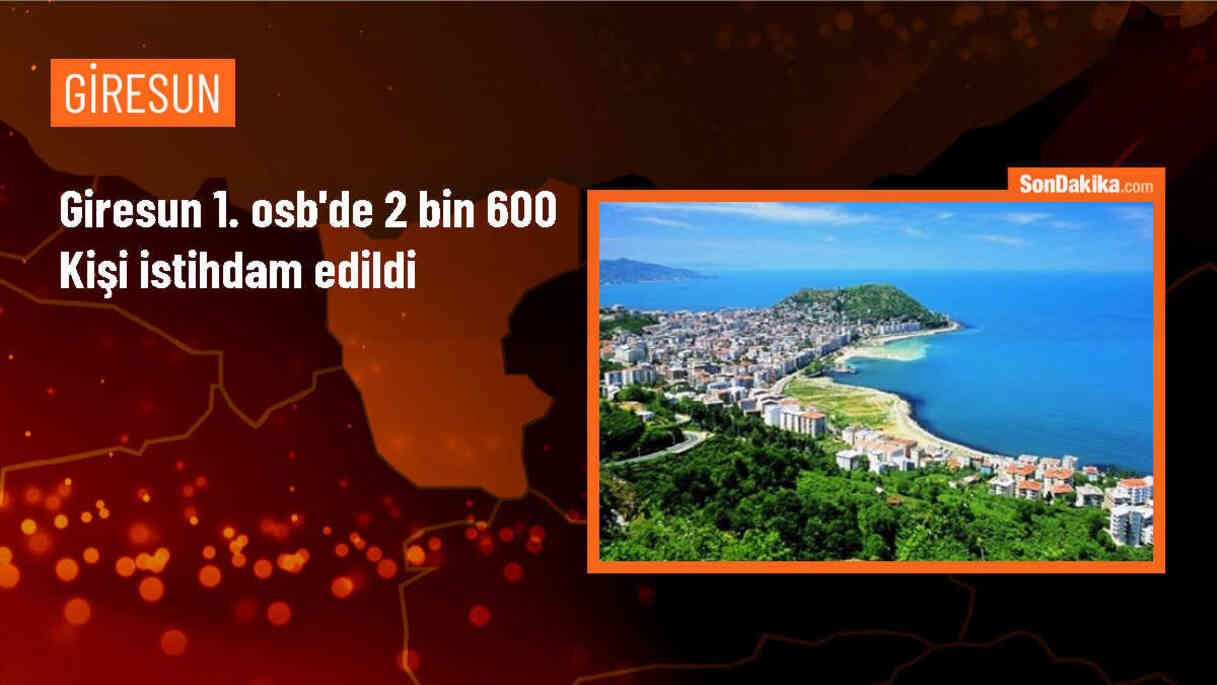 Giresun 1. OSB\'de 2 bin 600 kişi istihdam ediliyor