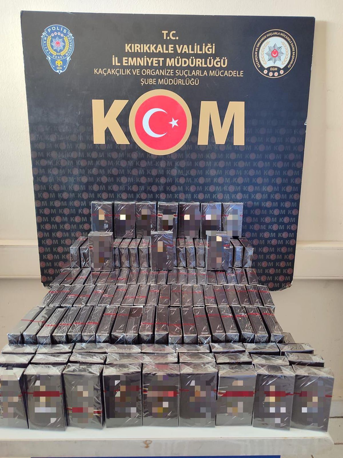 Kırıkkale\'de 219 paket kaçak sigara ve 7 adet kaçak cep telefonu ele geçirildi