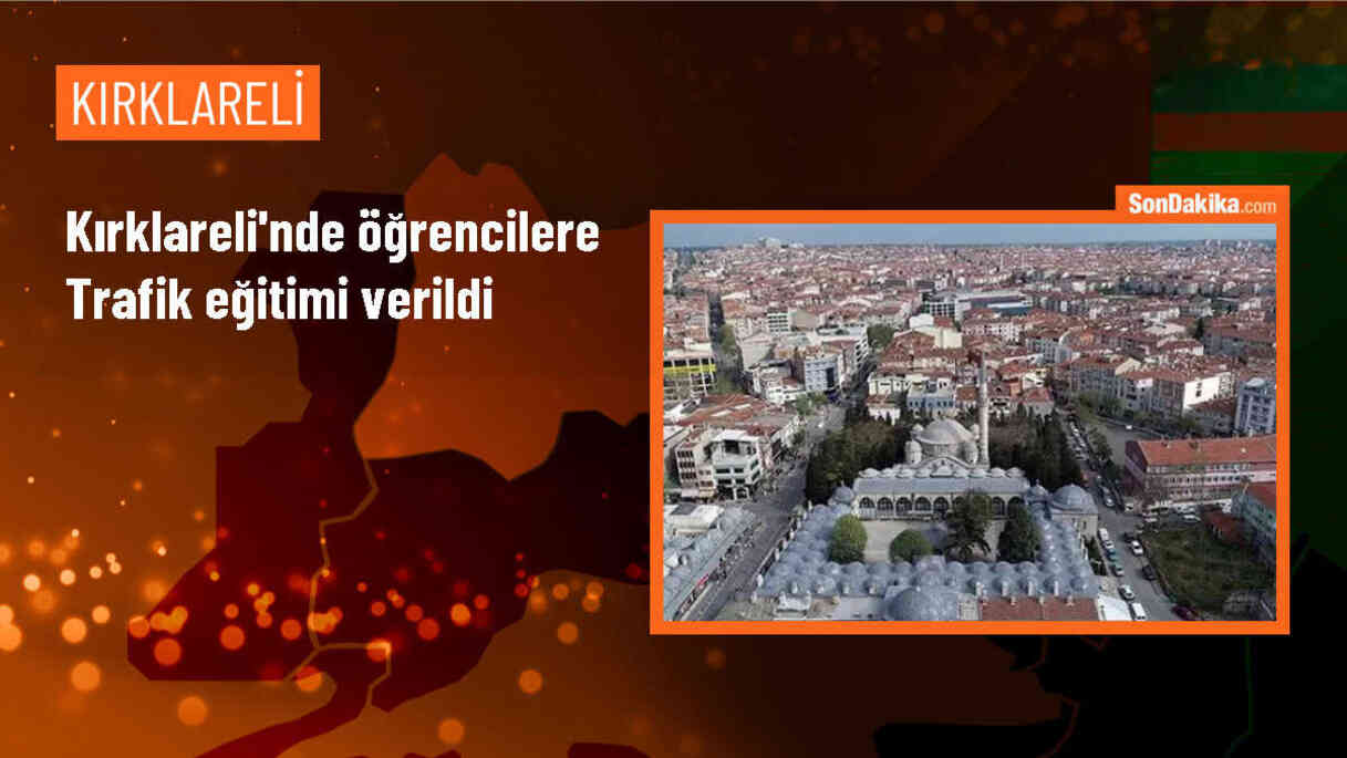 Kırklareli\'nde Trafik Dedektifleri Projesi kapsamında öğrencilere eğitim verildi