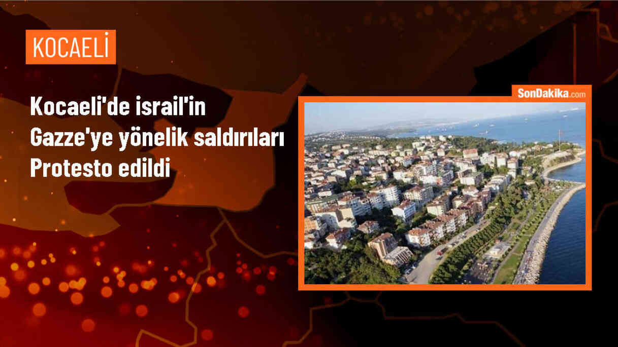 AGD Kocaeli Şubesi, İsrail\'in Gazze\'deki saldırısını protesto etti