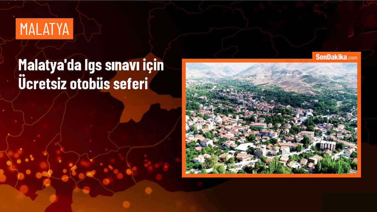 Malatya\'da LGS Sınavına Ücretsiz Ulaşım Hizmeti