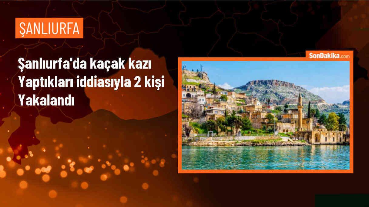 Şanlıurfa\'da izinsiz define kazısı yapan 2 kişi gözaltına alındı