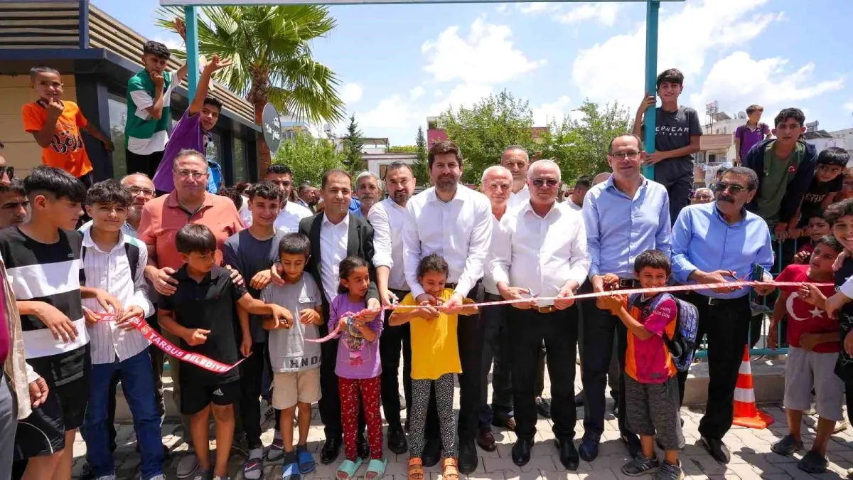 Tarsus Belediyesi Şahin Mahallesi\'nde Yeni Park Açtı