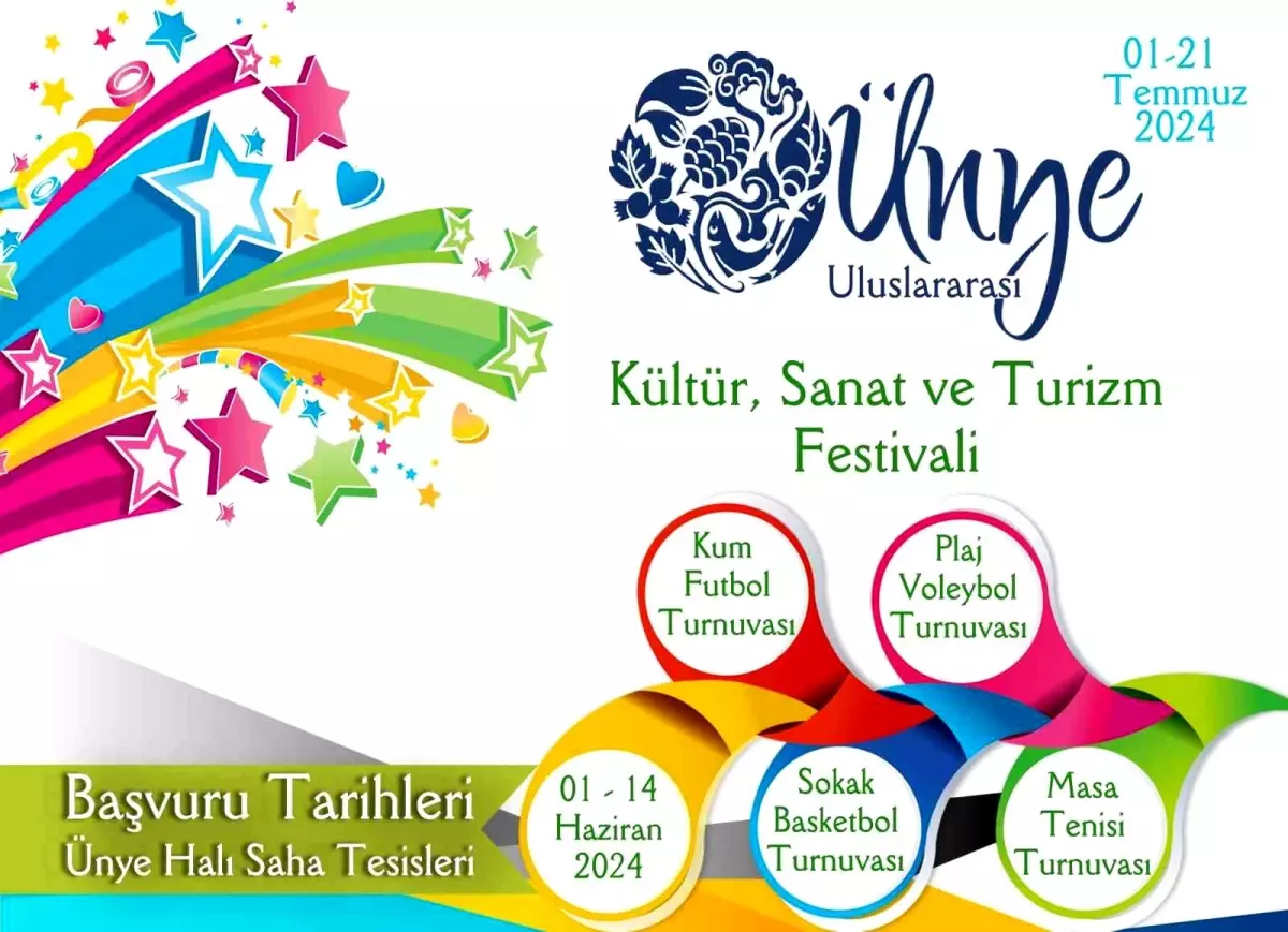 Ünye\'de 24. Uluslararası Kültür, Sanat ve Turizm Festivali Hazırlıkları Başladı