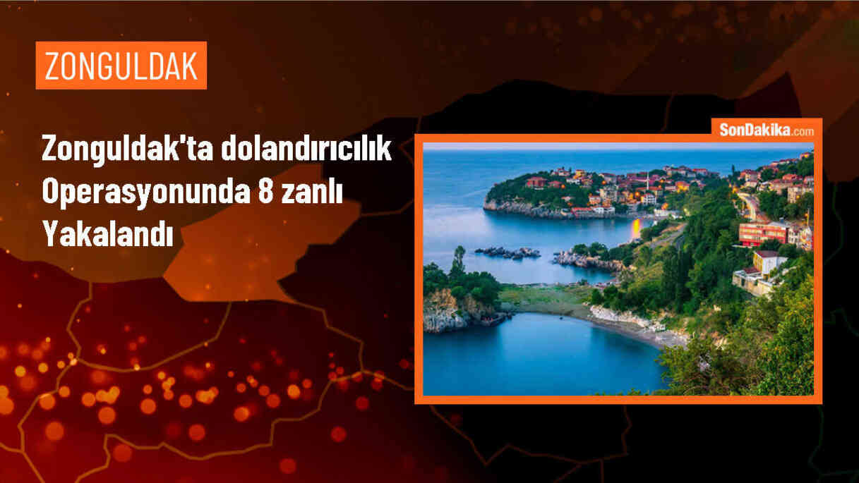 Karadeniz Ereğli\'de dolandırıcılık operasyonu: 8 şüpheli gözaltına alındı