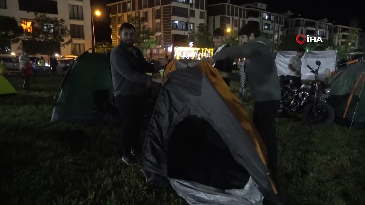 Bingöl\'de vatandaşlar Filistin için çadırlarda nöbet tutacak