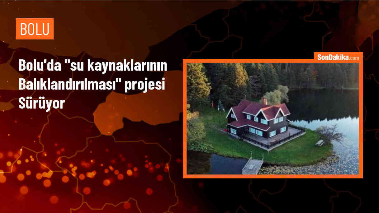 Bolu\'da Su Kaynaklarının Balıklandırılması Projesi kapsamında sazan balığı sağımı yapıldı