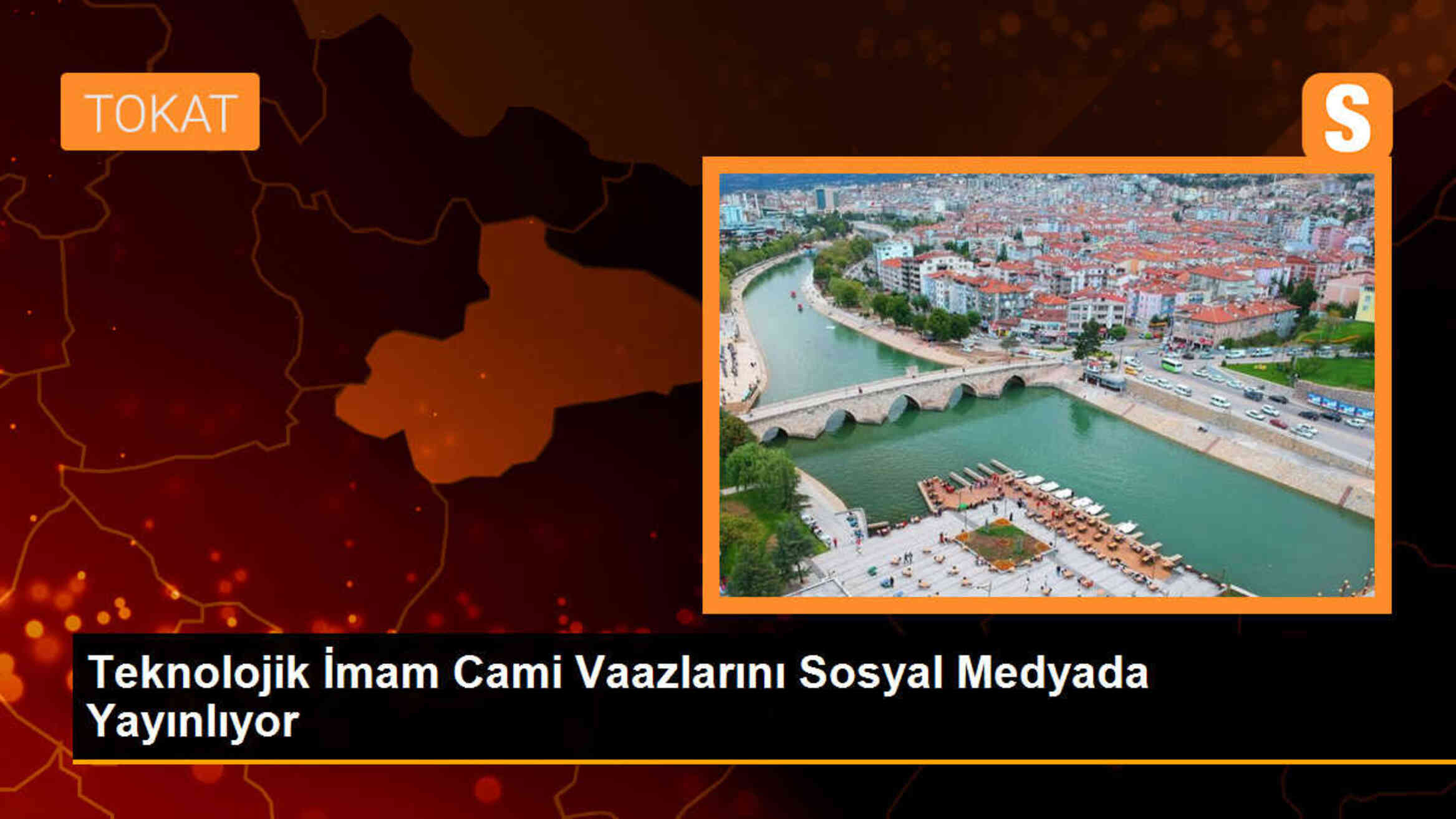 Teknolojik İmam Cami Duvarına Görsel Vaaz Yansıtıyor