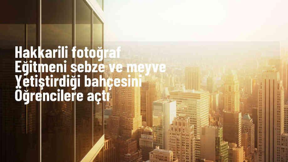 Hakkari Gençlik Merkezi\'nde Sebze ve Meyve Bahçesi Etkinliği