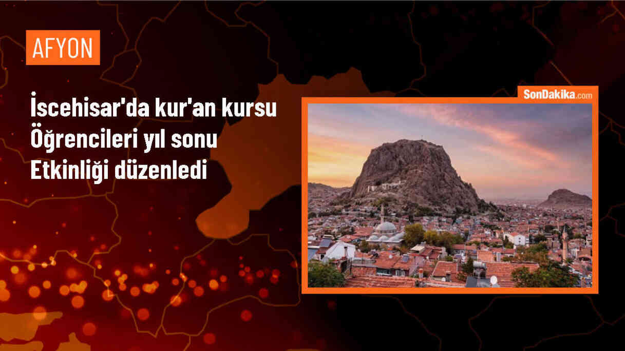 İscehisar\'da 4-6 Yaş Kur\'an Kursu Öğrencileri Yıl Sonu Etkinliği Düzenledi