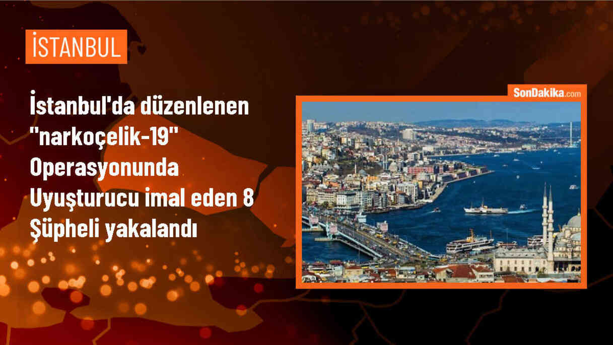 İstanbul\'da Narkotik Operasyonunda 8 Şüpheli Yakalandı