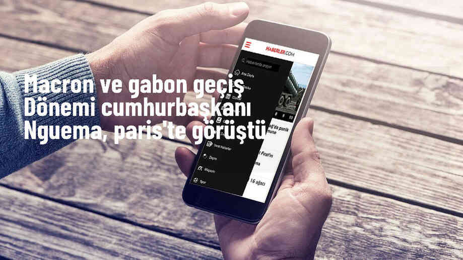 Macron ve Gabon Geçiş Dönemi Cumhurbaşkanı Nguema, Paris\'te görüştü