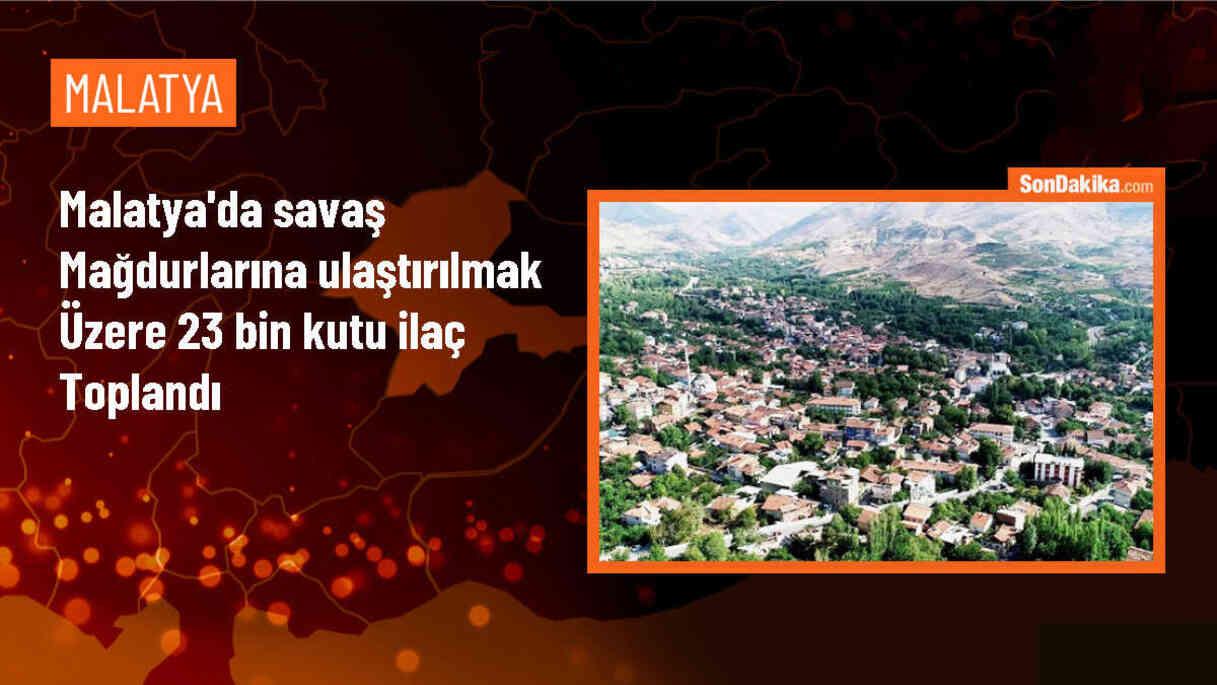 Malatya Büyükşehir Belediyesi, savaş mağdurlarına ilaç yardımı yapıyor
