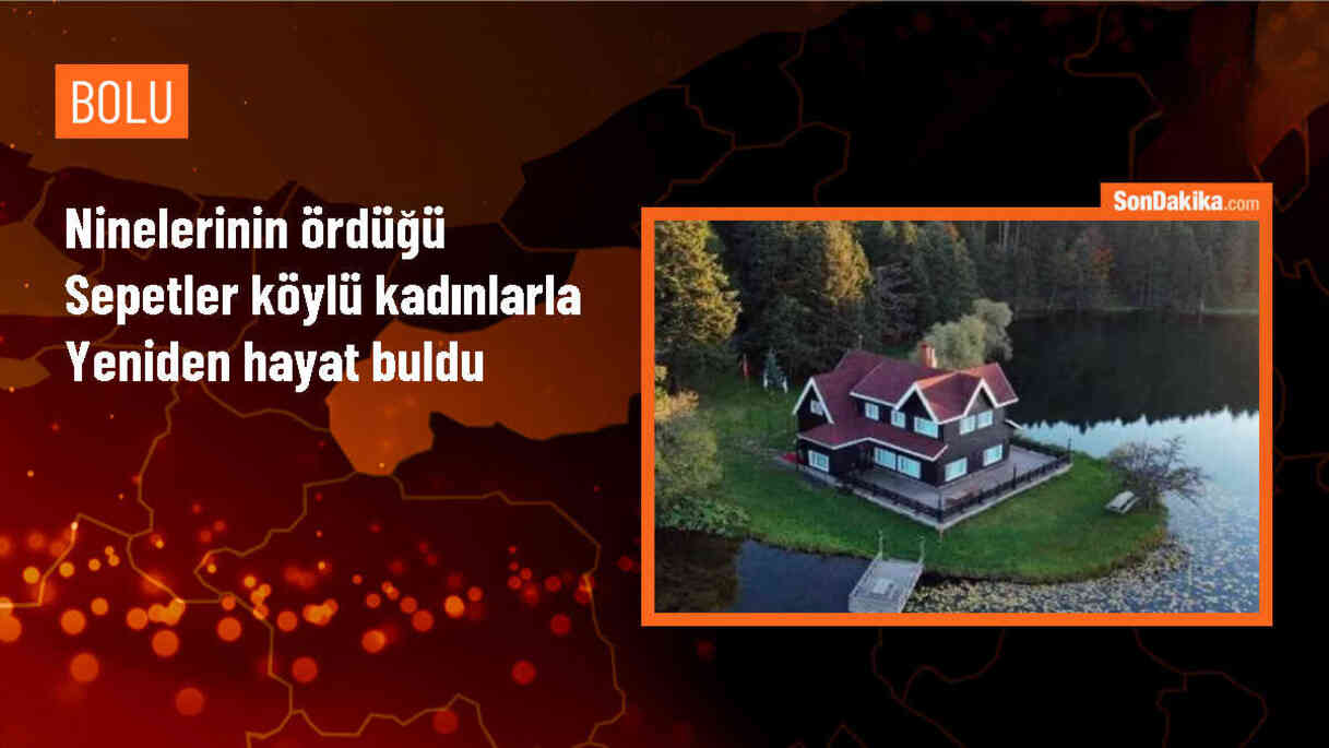 Bolu\'da Köylü Kadınlar Sepet Örerek Geleneği Yaşatıyor