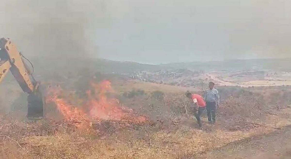 Alaşehir\'de çıkan yangın kontrol altına alındı