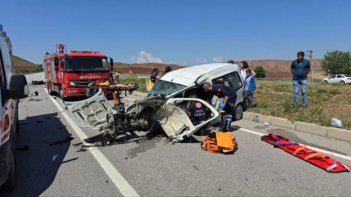 Sungurlu\'da trafik kazası: 7 kişi yaralandı