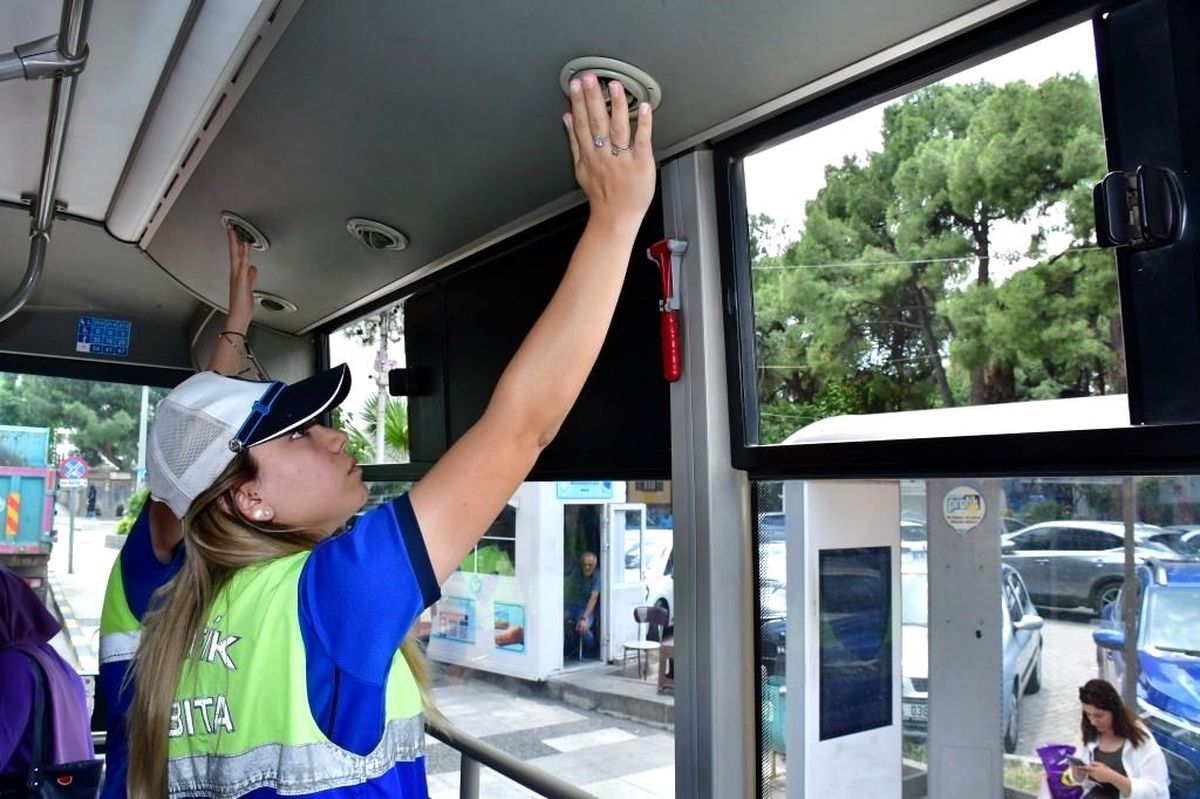 Manisa\'da Toplu Taşıma Araçlarında Klima Denetimi