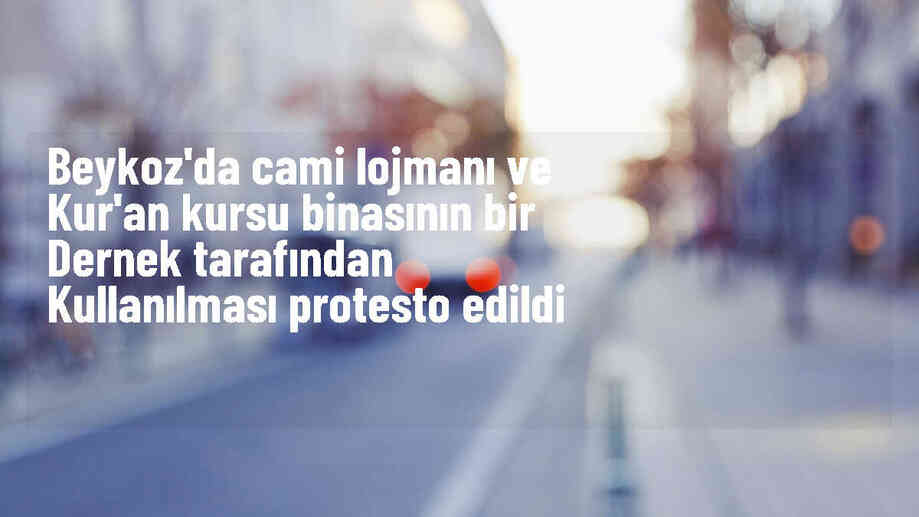 Beykoz\'da Cami Lojmanı ve Kur\'an Kursu Olarak İnşa Edilen Bina Talebe Yurdu Olarak Kullanılıyor