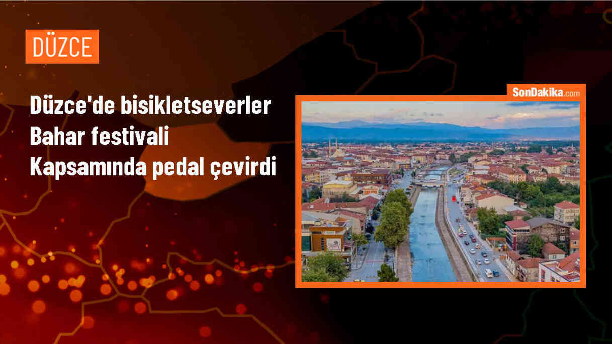 Düzce\'de 9. Bisiklet Baharı Festivali düzenlendi
