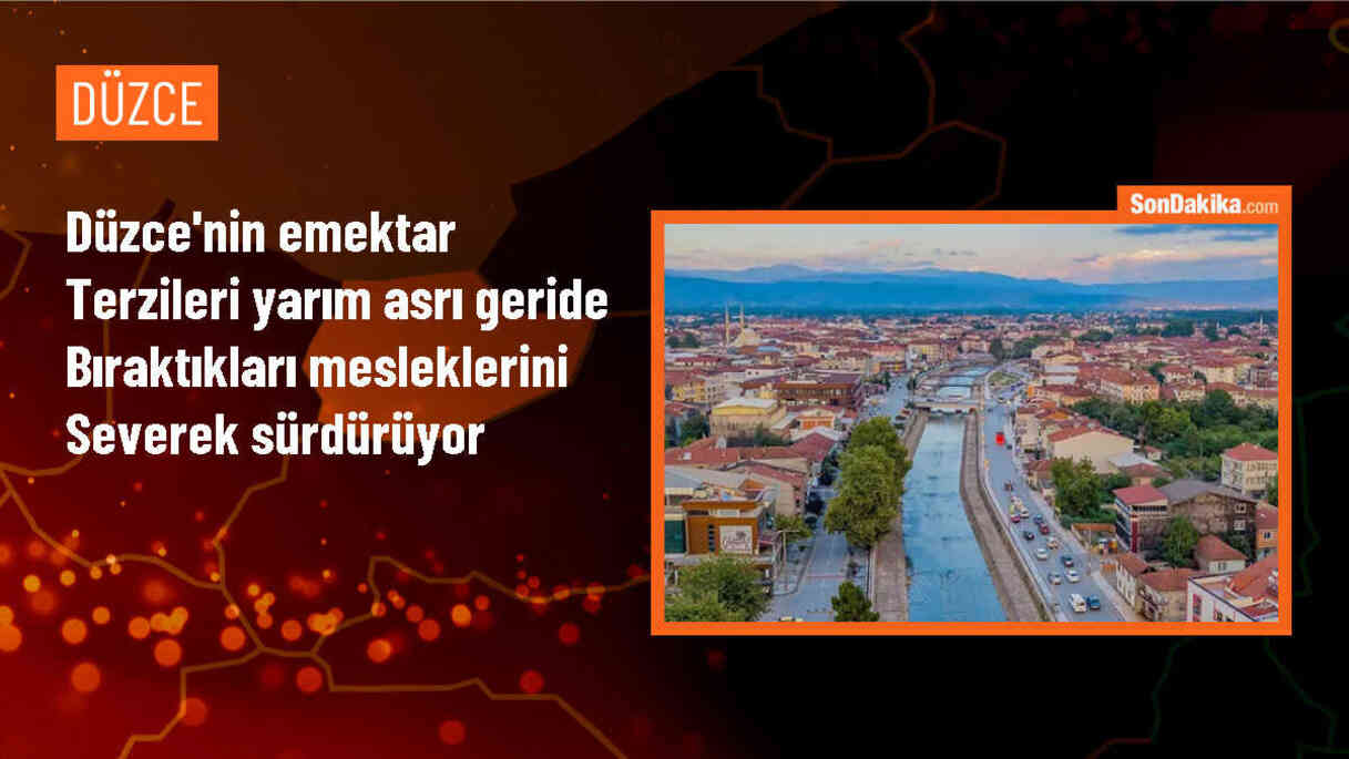 Düzce\'de Terzilik Yapan Yaşlı Ustalar, Mesleklerini Yaşatmak İstiyor