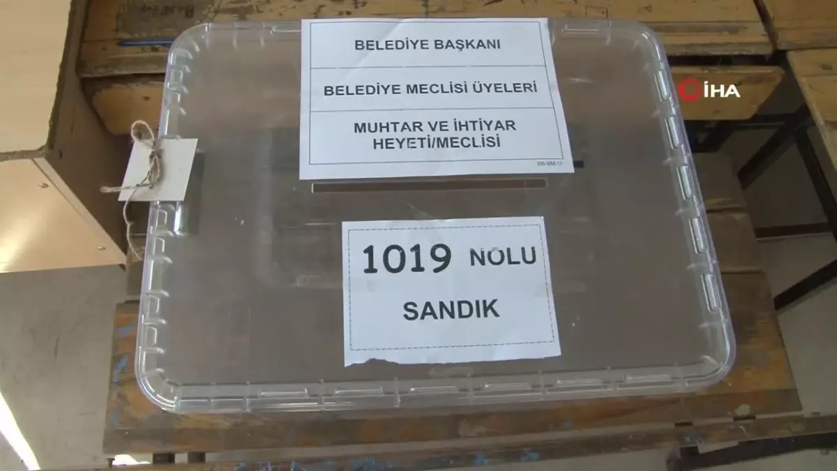 Güneykaya beldesinde oy verme işlemi başladı