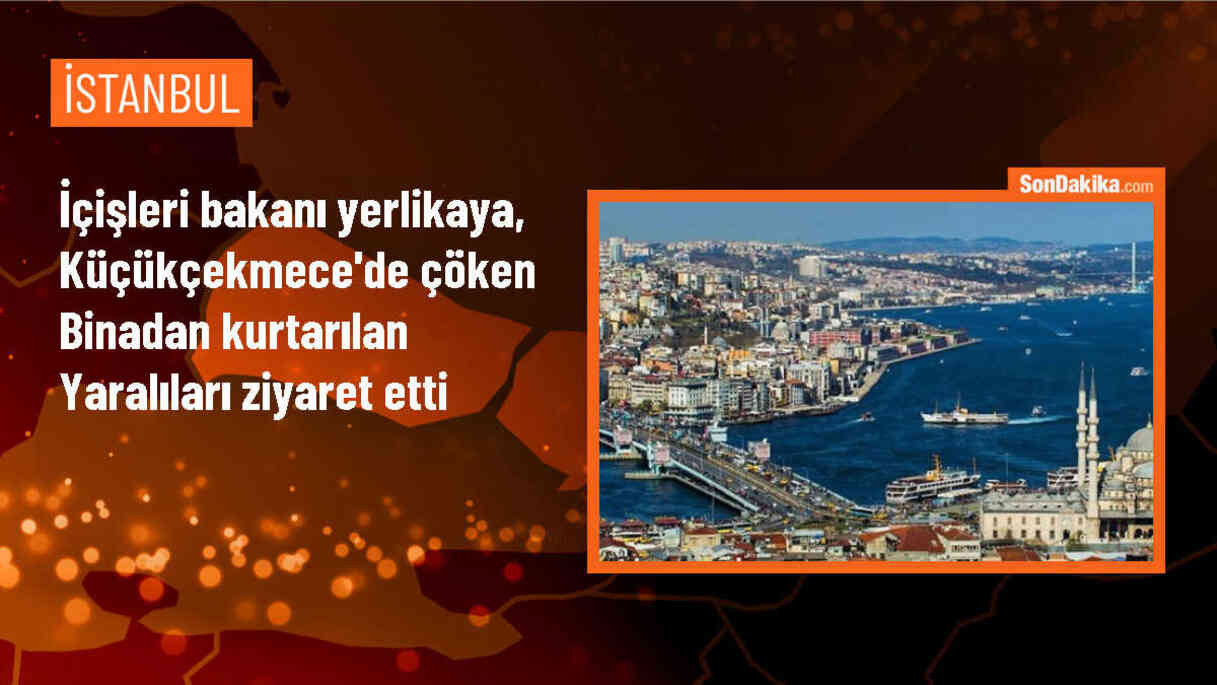 İçişleri Bakanı Ali Yerlikaya, çöken binanın enkazında incelemelerde bulundu ve yaralıları ziyaret etti