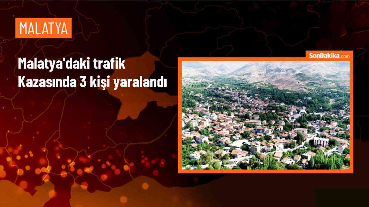 Malatya\'da kaza: 3 kişi yaralandı