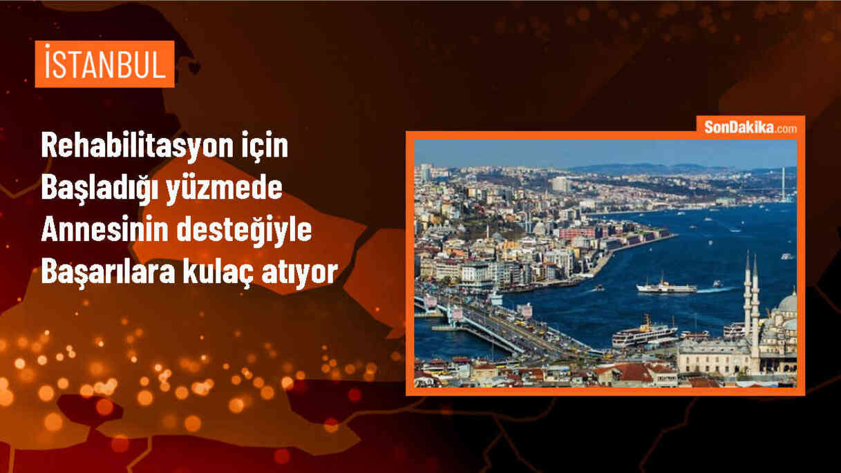Otizmli Baha Mandalı, yüzme sporunda başarılar elde ediyor