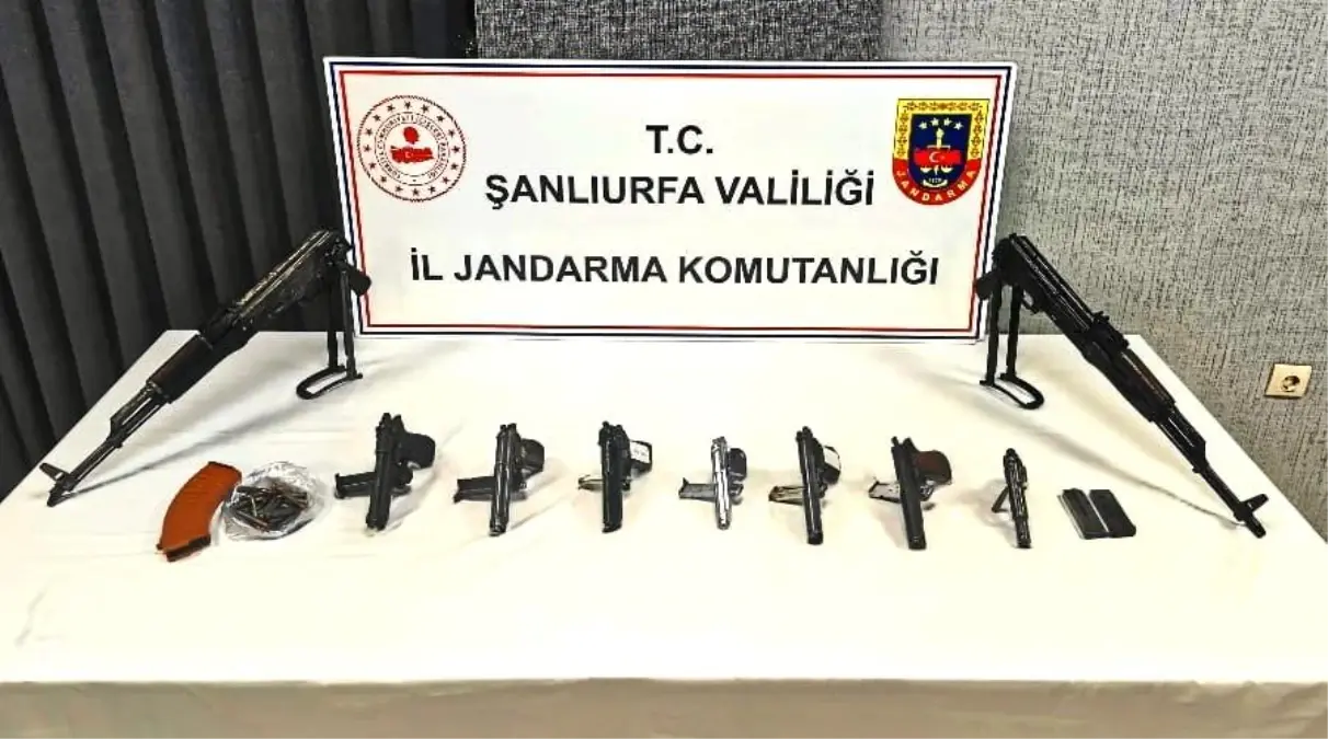 Şanlıurfa\'da silah kaçakçılığı operasyonunda 7 şüpheli gözaltına alındı