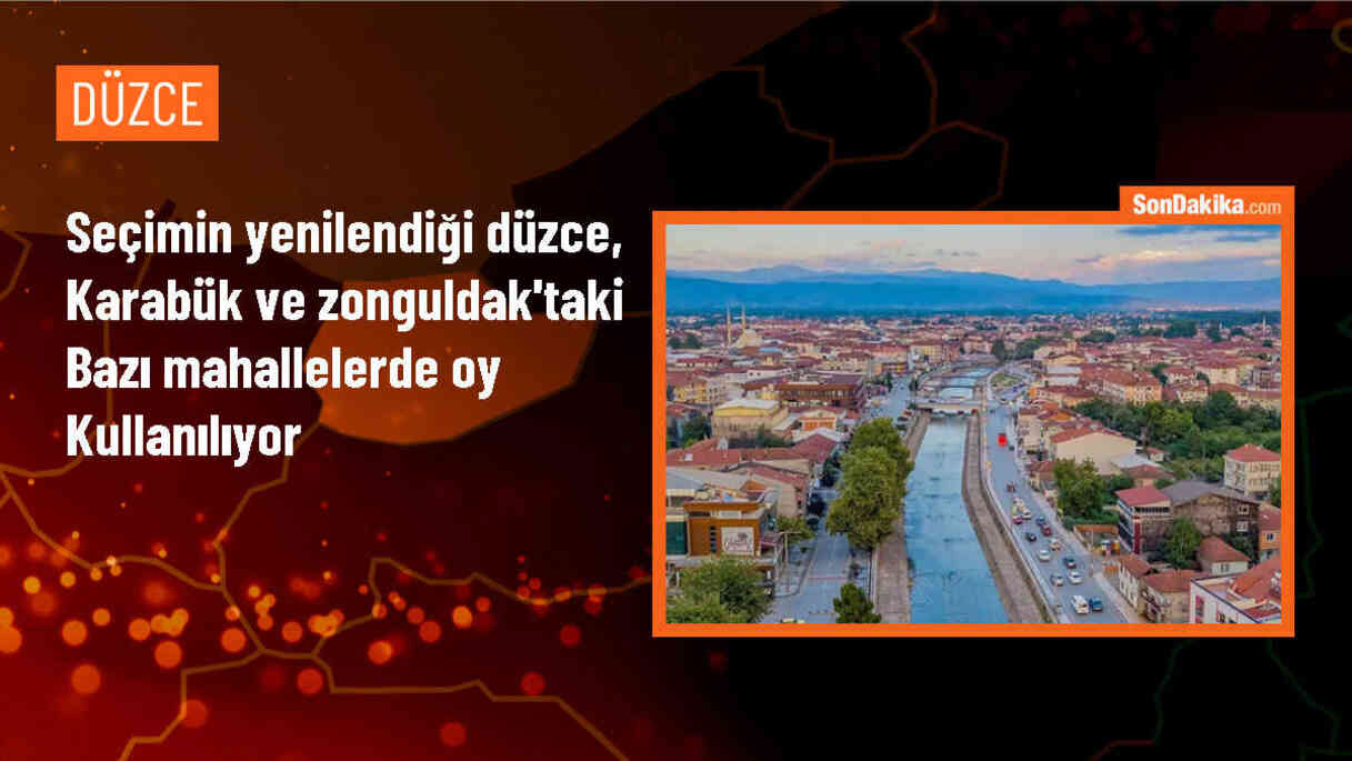 Düzce, Karabük ve Zonguldak\'ta seçimler yeniden yapılıyor