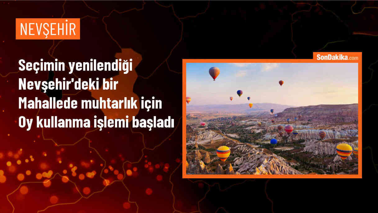 Nevşehir\'de muhtarlık seçimi yeniden yapıldı