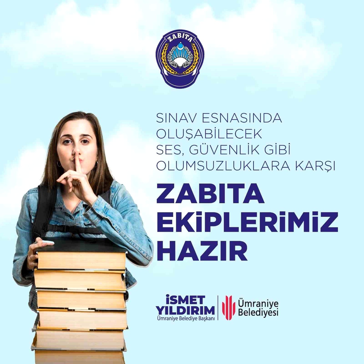 Ümraniye Belediyesi LGS Sınavına Destek Verdi