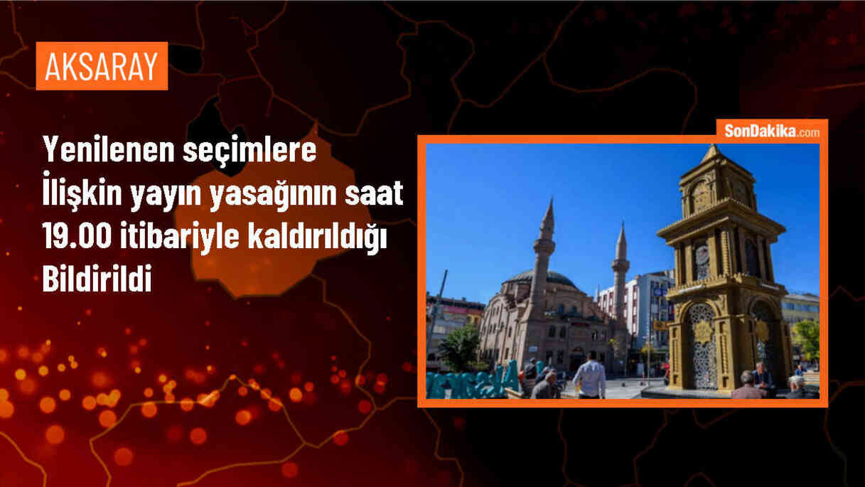 YSK, yenilenen seçimlere ilişkin yayın yasağını kaldırdı